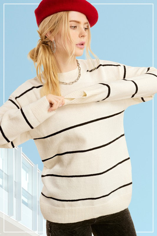 Striped Pullover Eunice Sweater