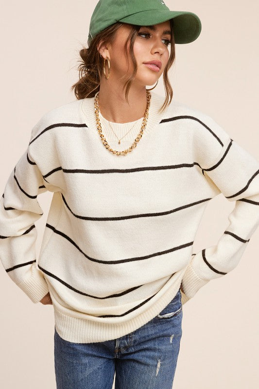 Striped Pullover Eunice Sweater