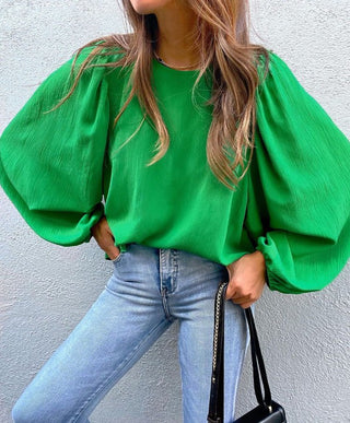 Elegant Puff Sleeve Blouse