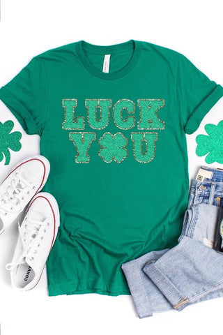 Luck You St Patricks Lucky Graphic T Shirts.