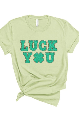 Luck You St Patricks Lucky Graphic T Shirts.