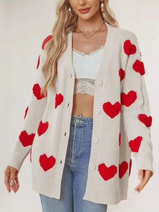 Long Heart Cardigan