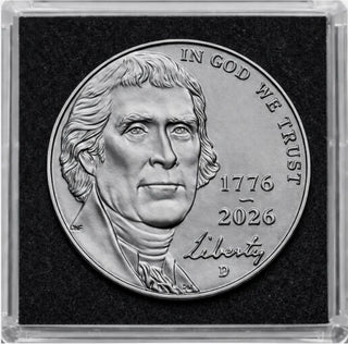 2026 Jefferson Nickel 3-Coin Set S Proof Set and P & D Uncirculated Coin Sets