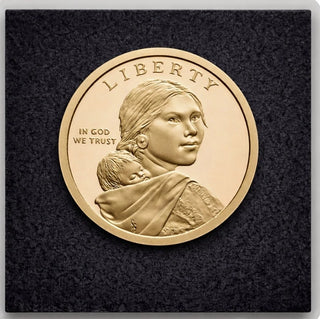 2025 P&D, S Proof Native American $1 Mary Kawena Pukui 3-Coin Set Guardhouse Holders BU