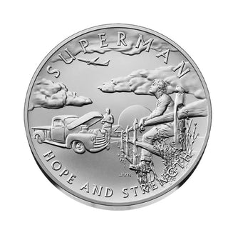 2025 Superman DC Comic Art 1 oz. Silver Medal U.S. Mint Philadelphia Mint P OGP COA Limited Mintage 28,984