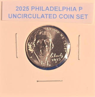 2025 P D S Proof Jefferson Nickel 3-Coin Set Proof BU