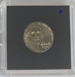 2025 P D S Proof Jefferson Nickel 3-Coin Set Guardhouse Proof BU