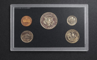 1969-S U.S. Mint Proof Set – 5 Coins in Original Government Packaging