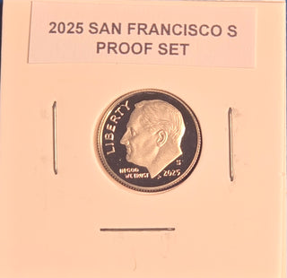 2025 P D S Proof Roosevelt Dime 3-Coin Set Proof BU
