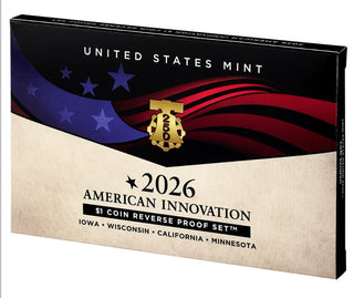 2026-S American Innovation $1 Reverse Proof 4-Coin Set – PRESALE – OGP