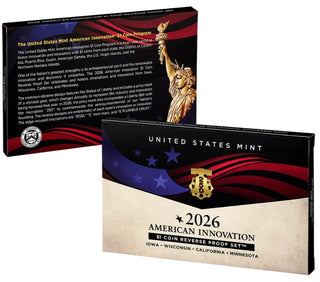 2026-S American Innovation $1 Reverse Proof 4-Coin Set – PRESALE – OGP