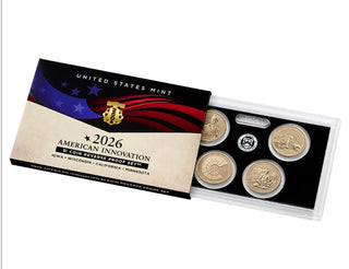 2026-S American Innovation $1 Reverse Proof 4-Coin Set – PRESALE – OGP