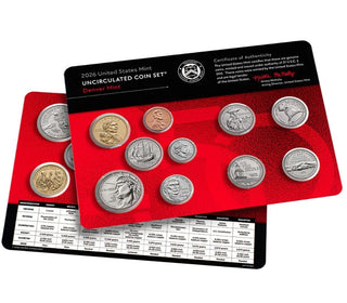 2026 P D U.S. Mint Uncirculated Coin Set 1776-2026 Dual Date 20-Coin OGP