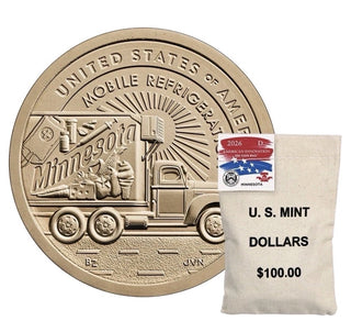 2026 P OR D MINNESOTA AMERICAN INNOVATION $1 COIN BAGS OGP US MINT