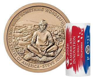 PRESALE 2026 California American Innovation $1 Coin 2 Roll Set OGP US Mint