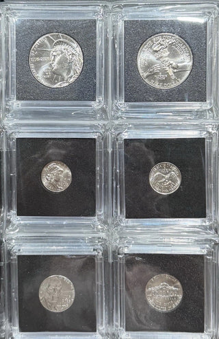 2026 Dual-Dated 1776-2026 P&D Uncirculated American Innovation P&D American Innovation Reverse Proof 30-Coin ALBUM Guardhouse