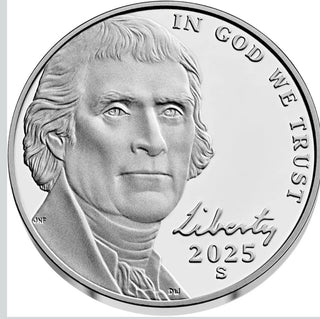 2025 P D S Proof Jefferson Nickel 3-Coin Set Guardhouse Proof BU