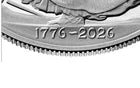 2026 W Gem Proof American Silver Eagle 1 oz 1776-2026 OGP + COA