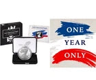 2026 W Gem Proof American Silver Eagle 1 oz 1776-2026 OGP + COA